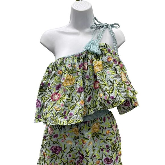 Anthropologie La Fuori Embroidered Romper Size XL - Picture 6 of 8